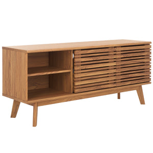 Safavieh Esma Low Sideboard/Media Stand Oak 54.9" x 15.2" x 23.6"