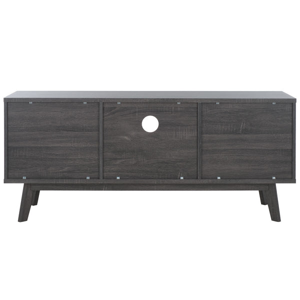 Safavieh Esma Low Sideboard/Media Stand Distressed Black 54.9" x 15.2" x 23.6"