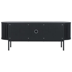 Safavieh Enid 4 Door Media Stand Black 59.9" x 15.4" x 23.1"