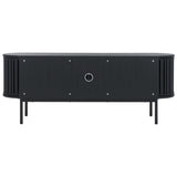 Safavieh Enid 4 Door Media Stand Black 59.9" x 15.4" x 23.1"