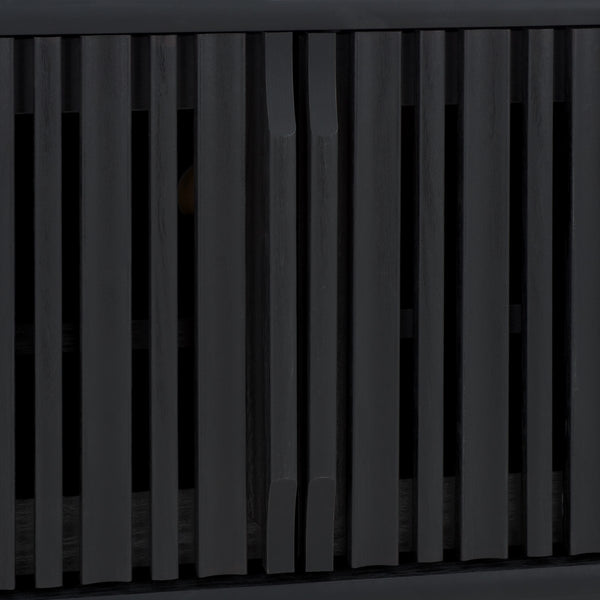 Safavieh Enid 4 Door Media Stand Black 59.9" x 15.4" x 23.1"