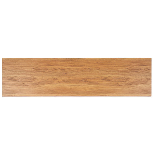 Safavieh Esma 3 Door Media Stand Oak 58.7" x 15.2" x 21.1"