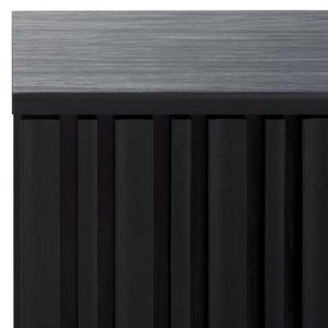 Safavieh Helena Large Media Stand - Elegant Walnut Finish With 4 Drawers & 4 Shelves For Stylish Storage Black Wood,Metal Med9641b-2bx