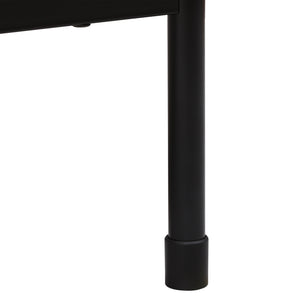 Safavieh Enid Large 2 Door Sideboard And Media Stand – Elegant Walnut Design With Sleek Black Accents Walnut ,Black Wood ,Metal Med9644a-2bx