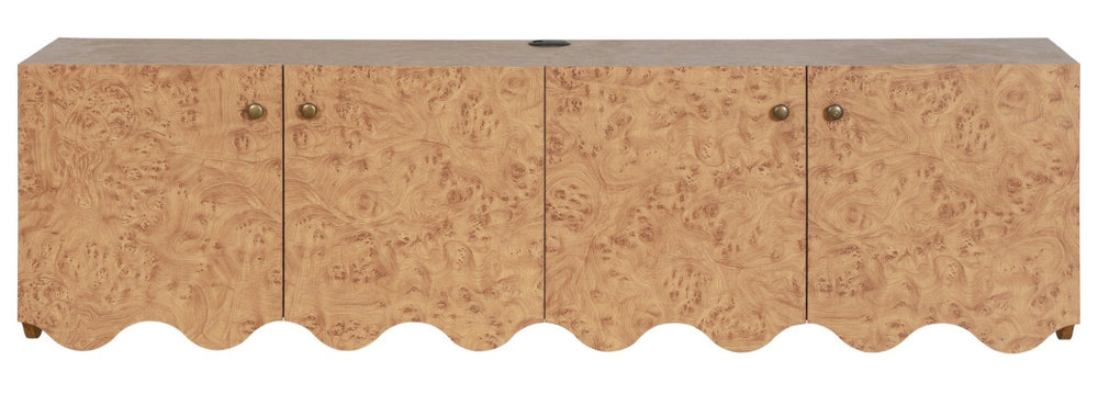 Safavieh Rowe Floating Wall Mounted Media Cabinet with Four Doors and Antique Gold Hardware MED9648A