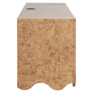 Safavieh Rowe Floating Wall Mounted Media Cabinet with Four Doors and Antique Gold Hardware MED9648A