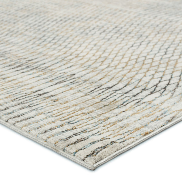 Jaipur Living Vibe by Jaipur Living Pierre Abstract Trellis Polyester Rug for Room Entryway 5'3" X 8' RUG152795