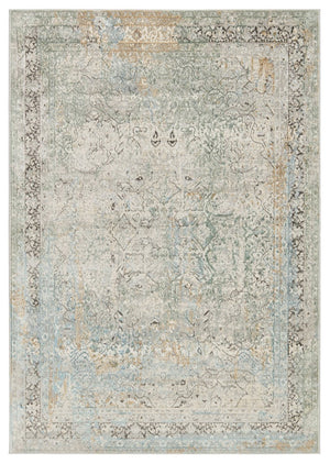 Jaipur Living Melo Thayer Mel04 Powerloomed Machinemade 100% Polyester Traditional Medallion Indoor Rug Ivory, Light Gray 100% Polyester Rug152811