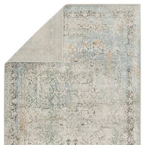 Jaipur Living Melo Thayer Mel04 Powerloomed Machinemade 100% Polyester Traditional Medallion Indoor Rug Ivory, Light Gray 100% Polyester Rug152811