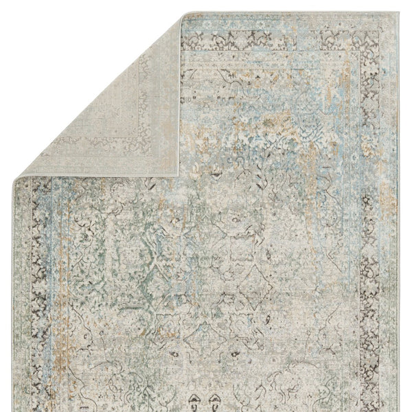 Jaipur Living Melo Thayer Mel04 Powerloomed Machinemade 100% Polyester Traditional Medallion Indoor Rug Ivory, Light Gray 100% Polyester Rug152811