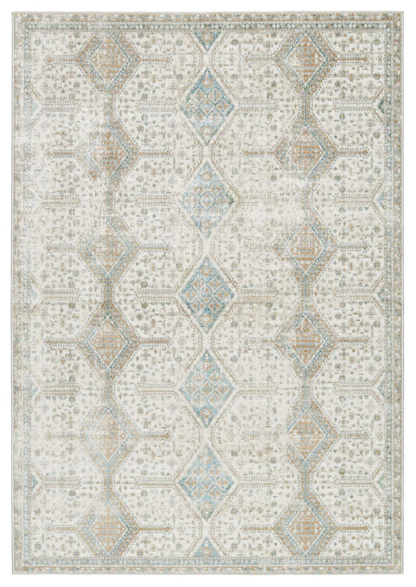 Jaipur Living Vibe by Jaipur Living Roane Trellis Lattice Polyester Rug for Room Entryway 7'10"X10' RUG152819