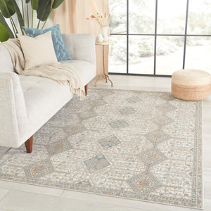 Jaipur Living Vibe by Jaipur Living Roane Trellis Lattice Polyester Rug for Room Entryway 7'10"X10' RUG152819
