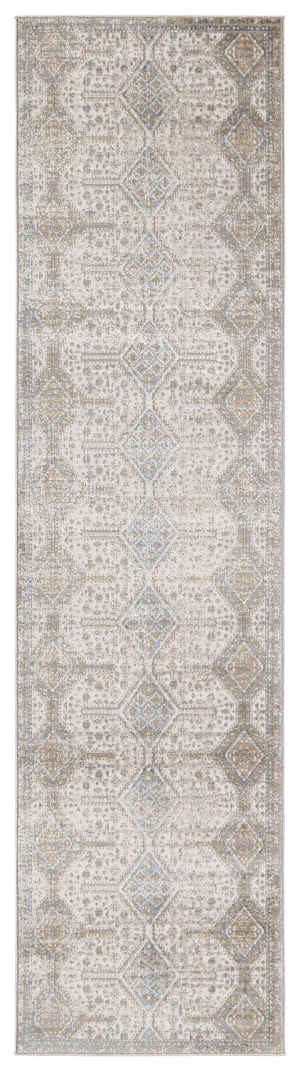 Jaipur Living Vibe by Jaipur Living Roane Trellis Lattice Polyester Rug for Room Entryway 2'6"X10' RUG152817