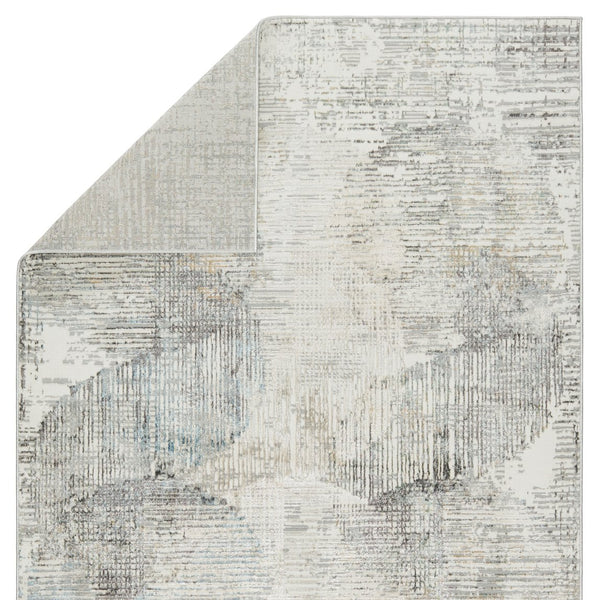 Jaipur Living Melo Lavorre Mel06 Powerloomed Machinemade 100% Polyester Contemporary Abstract Indoor Rug Gray, Gold 100% Polyester Rug152827