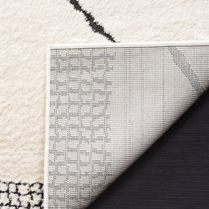 Safavieh Melody Modern Geometric Area Rug - Chic Ivory And Black Design For Contemporary Home Decor Ivory ,Black Polyester Mel104a-3