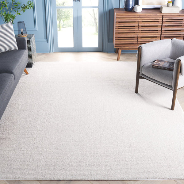 Safavieh Melody Ivory Area Rug – Low-Profile, Power-Loomed Durability With Stain-Resistant Performance Blend 8'-0" x 8'-0" MEL108A-8SQ