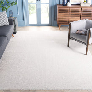 Safavieh Melody Round Ivory Area Rug — Low-Profile, Durable Power-Loomed Design For Timeless, Versatile Style 8'-0" x 8'-0" MEL108A-8R