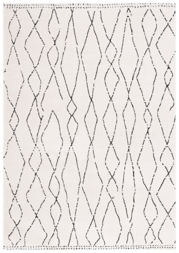 Safavieh Melody Elegant Area Rug - Luxurious Softness, Durable Design, Bohemian Charm For Timeless Spaces Ivory ,Black Polyester Mel112b-10
