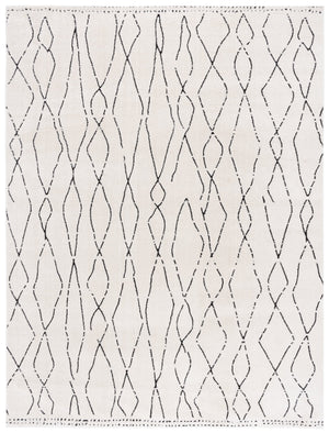 Safavieh Melody Elegant Area Rug - Luxurious Softness, Durable Design, Bohemian Charm For Timeless Spaces Ivory ,Black Polyester Mel112b-10