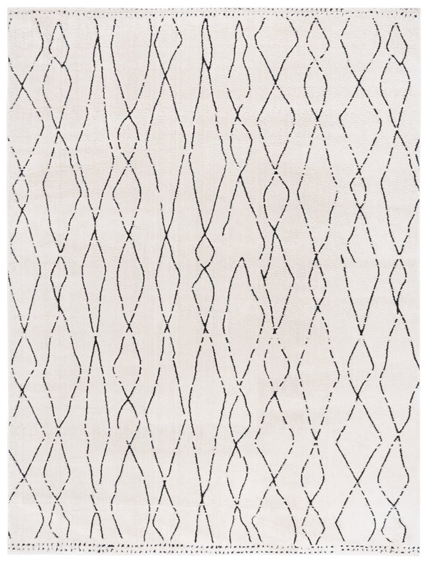 Safavieh Melody Elegant Area Rug - Luxurious Softness, Durable Design, Bohemian Charm For Timeless Spaces Ivory ,Black Polyester Mel112b-10