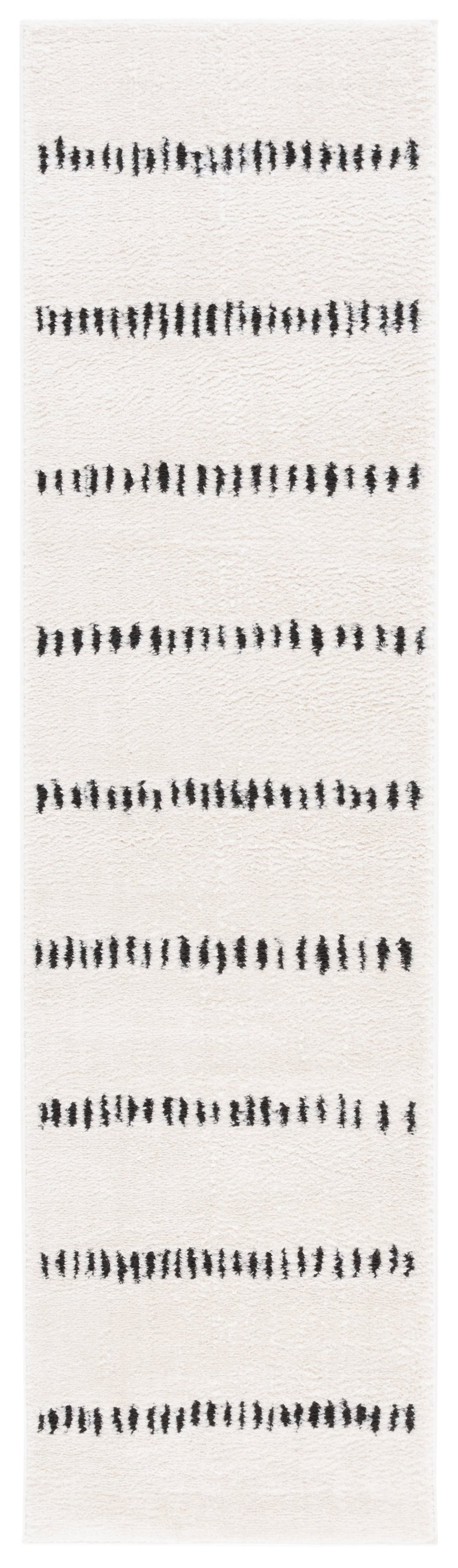 Safavieh Melody Modern Power-loomed Rug - Chic Ivory And Black Design For Stylish Home Décor And Comfort Ivory ,Black Polyester Mel114a-210
