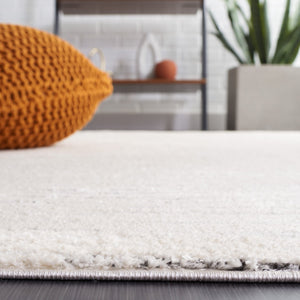 Safavieh Melody Modern Abstract Area Rug - Luxurious Polyester Design For Elegant Home Décor And Style Ivory ,Black Polyester Mel118a-10