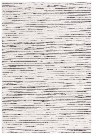 Safavieh Melody Modern Abstract Area Rug - Luxurious Polyester Design For Elegant Home Décor And Style Ivory ,Black Polyester Mel118a-10