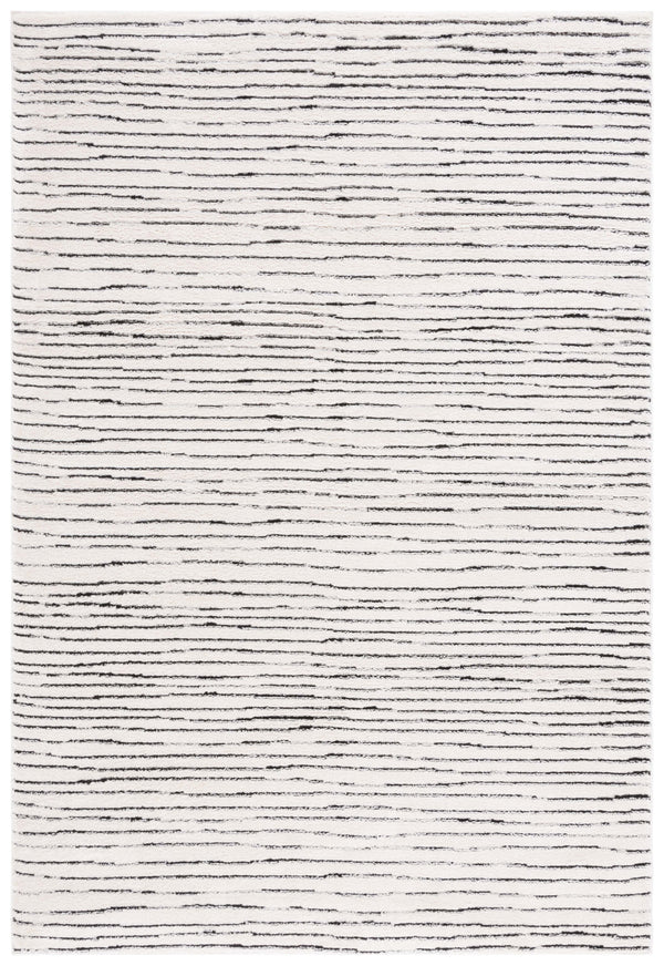 Safavieh Melody Modern Abstract Area Rug - Luxurious Polyester Design For Elegant Home Décor And Style Ivory ,Black Polyester Mel118a-10