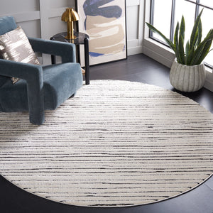 Safavieh Melody 118A Ivory/Black 6X8 Rug – Modern Power-Loomed Turkish Area Rug, Low Pile, Stain-Resistant Design MEL118A-68