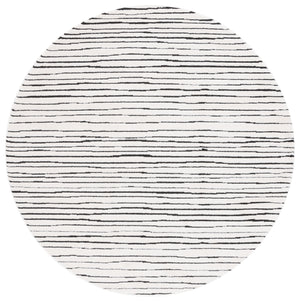 Safavieh Melody 118A Ivory/Black 6X8 Rug – Modern Power-Loomed Turkish Area Rug, Low Pile, Stain-Resistant Design MEL118A-68