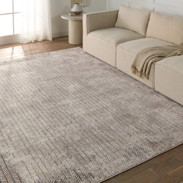 Jaipur Living Vibe by Jaipur Living Sylvana Distressed Trellis Polyester Rug for Rooms 5'3" x 8' RUG154971