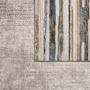 Jaipur Living Vibe by Jaipur Living Sylvana Distressed Trellis Polyester Rug for Rooms 5'3" x 8' RUG154971