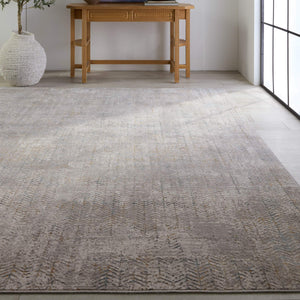 Jaipur Living Vibe by Jaipur Living Sylvana Distressed Trellis Polyester Rug for Rooms 5'3" x 8' RUG154971
