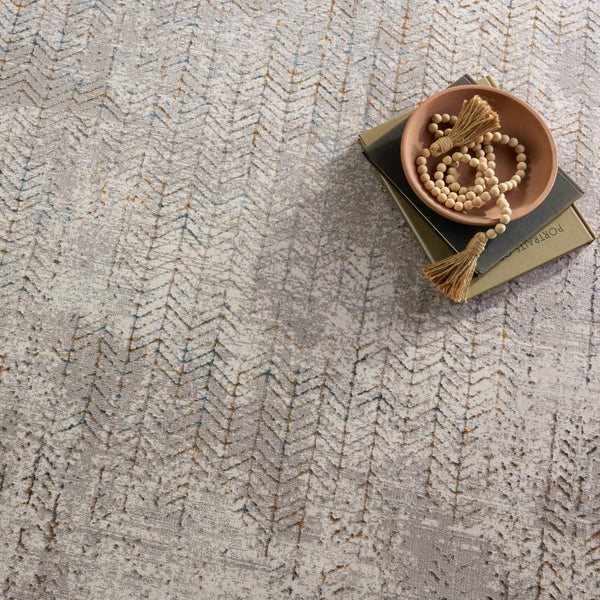 Jaipur Living Vibe by Jaipur Living Sylvana Distressed Trellis Polyester Rug for Rooms 5'3" x 8' RUG154971