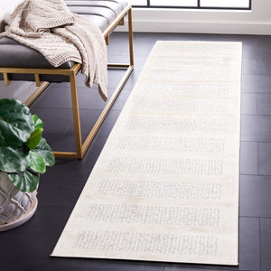 Safavieh Melody 130 Power Loomed Modern Rug Ivory / Grey 9' x 12'