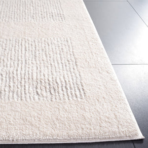 Safavieh Melody 130 Power Loomed Modern Rug Ivory / Grey 5' x 8'