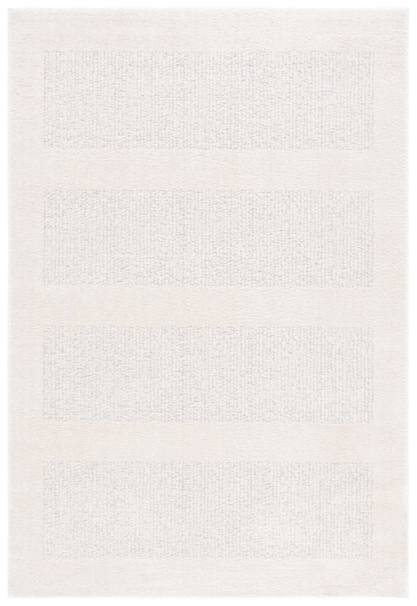 Safavieh Melody 130 Power Loomed Modern Rug Ivory / Grey 5' x 8'