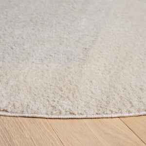 Safavieh Melody 130 Power Loomed Modern Rug Ivory / Grey 6'-7" x 6'-7" Round