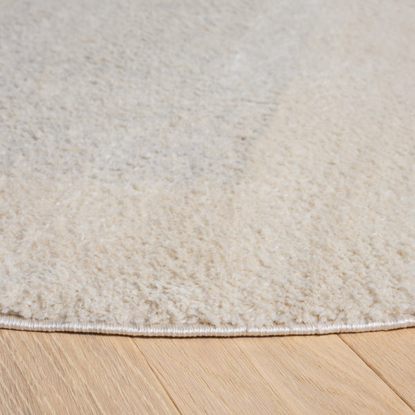 Safavieh Melody 130 Power Loomed Modern Rug Ivory / Grey 6'-7" x 6'-7" Round