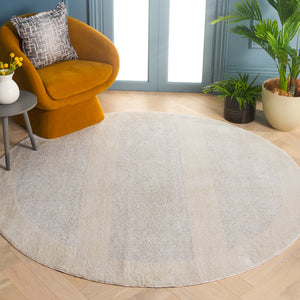 Safavieh Melody Ivory & Grey 6X8 Area Rug — Low Pile 5/8" Power-Loomed Turkey, Durable Stain-Resistant Design MEL130A-68