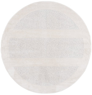 Safavieh Melody Ivory & Grey 6X8 Area Rug — Low Pile 5/8" Power-Loomed Turkey, Durable Stain-Resistant Design MEL130A-68