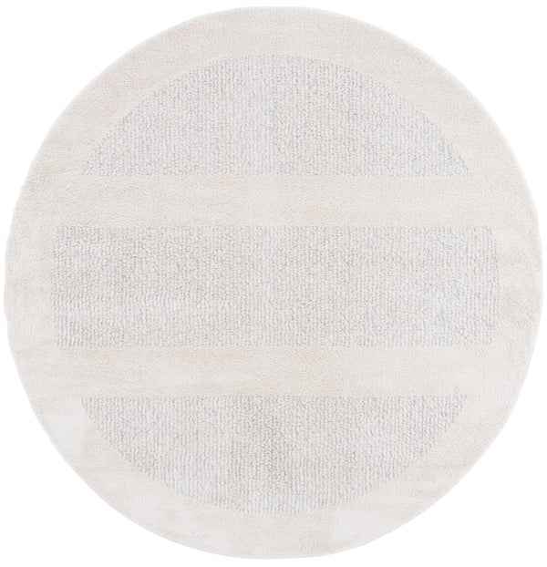 Safavieh Melody Ivory & Grey 6X8 Area Rug — Low Pile 5/8" Power-Loomed Turkey, Durable Stain-Resistant Design MEL130A-68