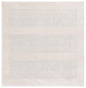 Safavieh Melody 130 Power Loomed Modern Rug Ivory / Grey 6'-7" x 6'-7" Square