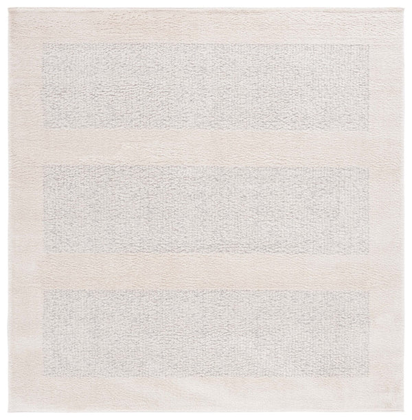 Safavieh Melody 130 Power Loomed Modern Rug Ivory / Grey 6'-7" x 6'-7" Square