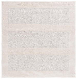 Safavieh Melody Ivory & Grey 6X8 Area Rug — Low Pile 5/8" Power-Loomed Turkey, Durable Stain-Resistant Design MEL130A-68