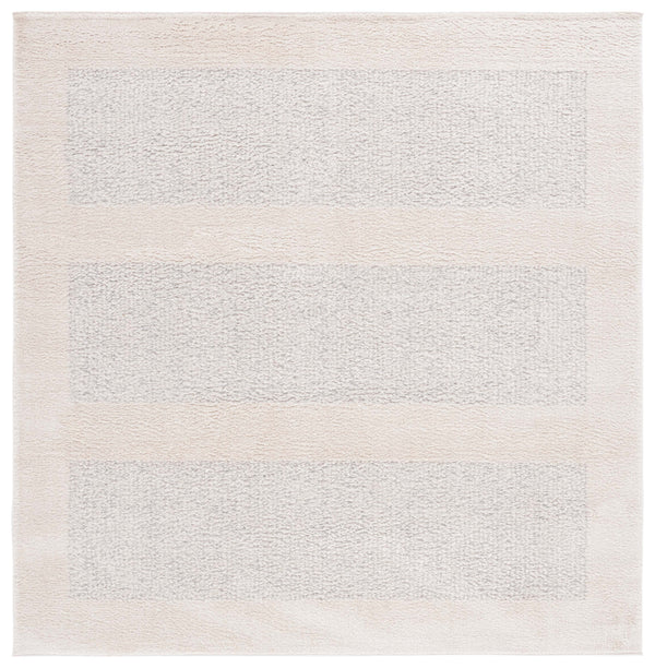 Safavieh Melody Ivory & Grey 6X8 Area Rug — Low Pile 5/8" Power-Loomed Turkey, Durable Stain-Resistant Design MEL130A-68