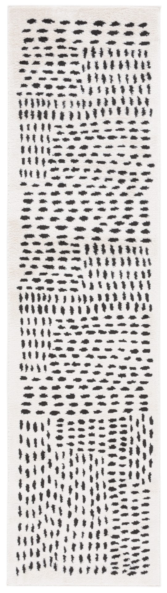 Safavieh Melody Scandinavian-inspired Modern Rug - Elegant Polyester Design For A Cozy Living Space Ivory ,Black Polyester Mel132a-24