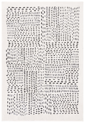 Safavieh Melody Elegant Area Rug - Contemporary Design With Abstract Patterns For Modern Home Decor Ivory ,Black Polyester Mel132a-5