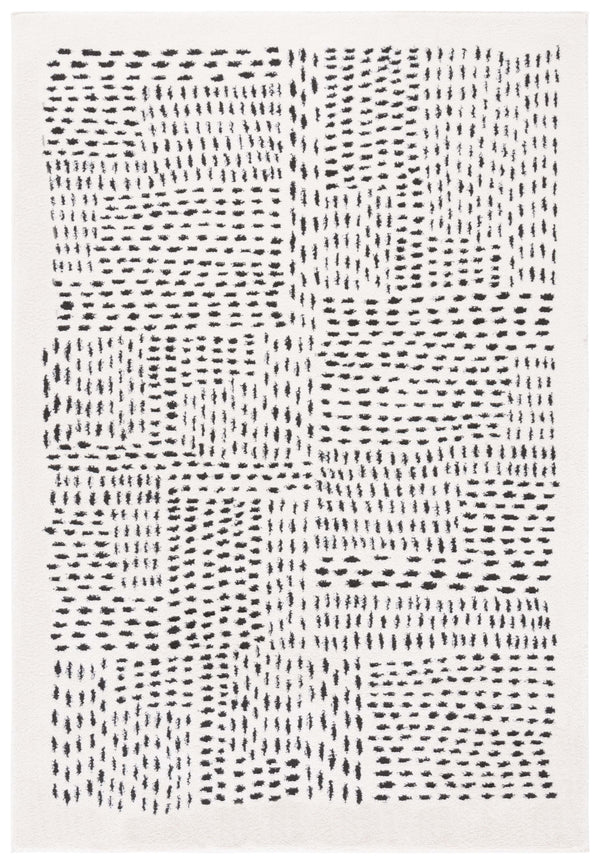 Safavieh Melody Elegant Area Rug - Contemporary Design With Abstract Patterns For Modern Home Decor Ivory ,Black Polyester Mel132a-5