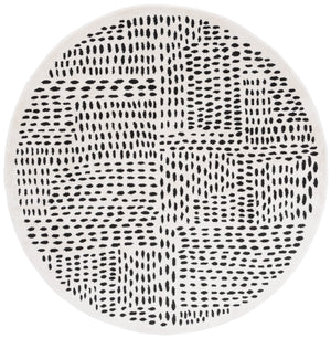 Safavieh Melody Elegant Area Rug - Contemporary Design With Abstract Patterns For Modern Home Decor Ivory ,Black Polyester Mel132a-5